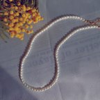 作品Freshwater Pearl necklace　