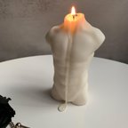 作品Male body candle｜ボディキャンドル