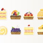 作品ケーキメッセージカード