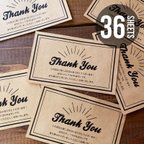 作品サンキューカード　THANK YOU CARD 36枚セット