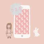 作品うさぎの壁紙　スマホ用