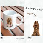 作品＊愛猫、愛犬アートマグカップ＊優しい雰囲気のアートを特徴、個性に合わせてデザインします♪