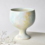 作品Morning light goblet 朝の光のゴブレット