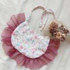 作品handmadeྀི チュールフリル　スタイ　reversibleྀི