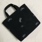 作品【ご予約品】ミナペルホネン choucho dop 黒　お散歩バッグ トートバッグ