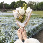 作品毛糸のお花ブーケ ￤ チューリップ すずらん 花束 かぎ編み 編み物 編みぐるみ 母の日 インテリア プレゼント 韓国インテリア フラワー プチギフト 枯れない花 結婚祝い 新居祝い