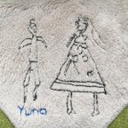 作品お絵かき刺繍タオル   名入れ可能