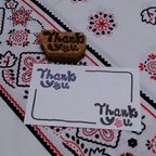 作品『メッセージ☆Thank you』はんこ