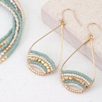 作品Mix Beads Drop Earrings / BL