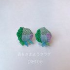 作品森をさまようクラゲ　ピアス