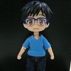 作品Tシャツ　空色　ねんどろいどどーる　オビツ11　ピコ男子