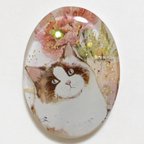 作品レジンアクセサリー　ねこ　動物　レジン　［251］ヘアゴム　金具変更可