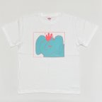 作品ゾウの水浴び　Tシャツ　Mサイズ