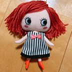 作品185イーマリーちゃん黒ストライプワンピース