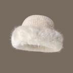 作品冬の帽子/防寒対策//暖かい帽子/ハット/面白い帽子/個性的/大人用/裏起毛