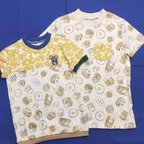 作品親子お揃いTシャツ 〜パンとチーズ柄〜