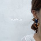 作品【earring】bekkou♢navy marble