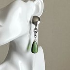 作品チェーンピアス　ピアス　シルバーピアス　