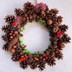 作品クリスマスリース　Christmas Wreath 