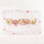 作品💐アリッサムのハートヘアクリップ💐