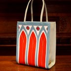 作品クラシカルな中世ゴシック建築モチーフの「カテドラルバッグ4C」（本革製）／sb-1 cathedral bag