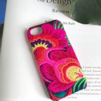 作品モン族の花刺繍iPhoneケース