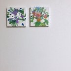 作品【オーダー用】お花のキャンバスアート