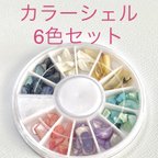 作品カラーシェルフレーク　6色セット