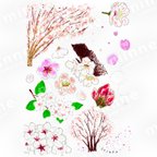 作品【DL販売】水彩画 桜