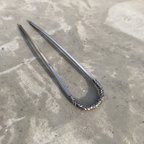 作品stainless hair fork long かんざし ヘアスティック