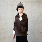 作品border pattern parker ／ coffee brown