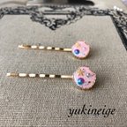 作品【SALE】シェルのヘアピンセット  ピンク