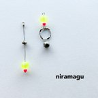 作品neon yellow＊asymmetry pierce