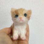 作品かわいい子猫＊羊毛フェルト＊小さい