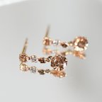 作品✧SAHORIto FINE JEWELRY✧　10 金キュービックジルコニアピアス