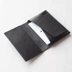 作品【受注生産】Italian leather Business Card Case／black