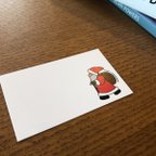 作品サンタクロース　メッセージカード