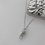 作品【stainless chain】YKk fastener //necklace.