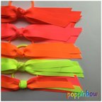 作品ポニーテールのためのribbonbow〜ネオンカラー〜