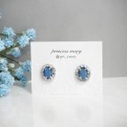 作品シルバー》ホワイトオパールヘリオトロープ♡小粒 jewelry bijouピアス