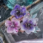 作品アネモネのブローチ（brooch of Bouquet 〜anemone〜）