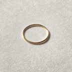 作品brass ring simple 1mm