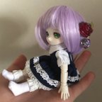 作品【送料込】ドール用薔薇のヘアアクセサリー