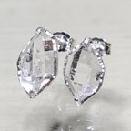 作品鉱物の表情 herkimer＊925 pierce