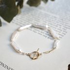 作品14kgf：Baroque pearl bracelet