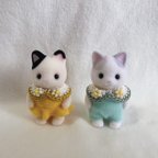 作品Sylvanian Families  beads  flower collar : : : シルバニア用ビーズフラワーつけ襟