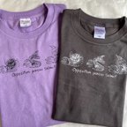 作品古生物Tシャツ　アンモナイト　100〜140㎝