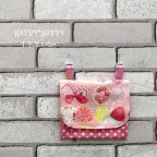 作品HAPPY☆移動ポケット（ちょうちょとフレッシュキャンディ）ピンク