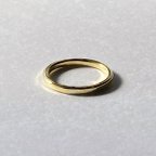 作品brass ring simple 2mm