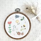 作品[特集掲載] 季節の刺繍飾り「spring -1- 」